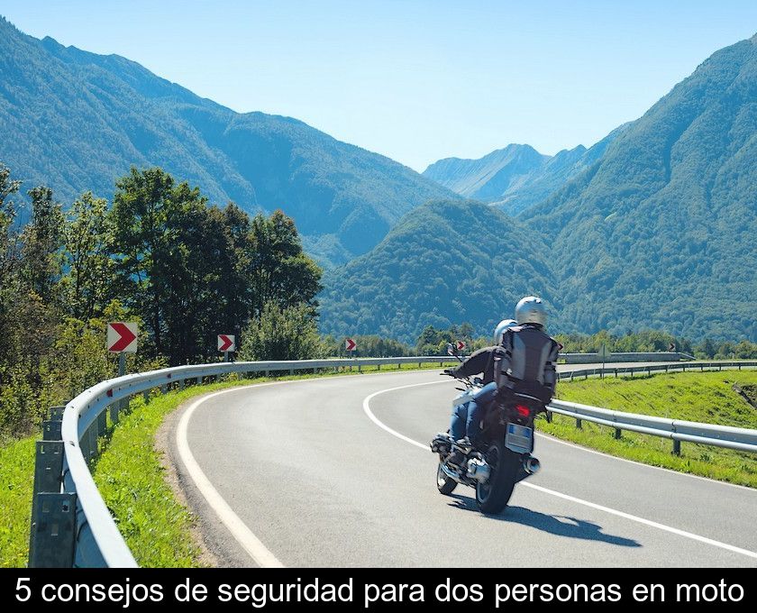 5 Consejos De Seguridad Para Dos Personas En Moto