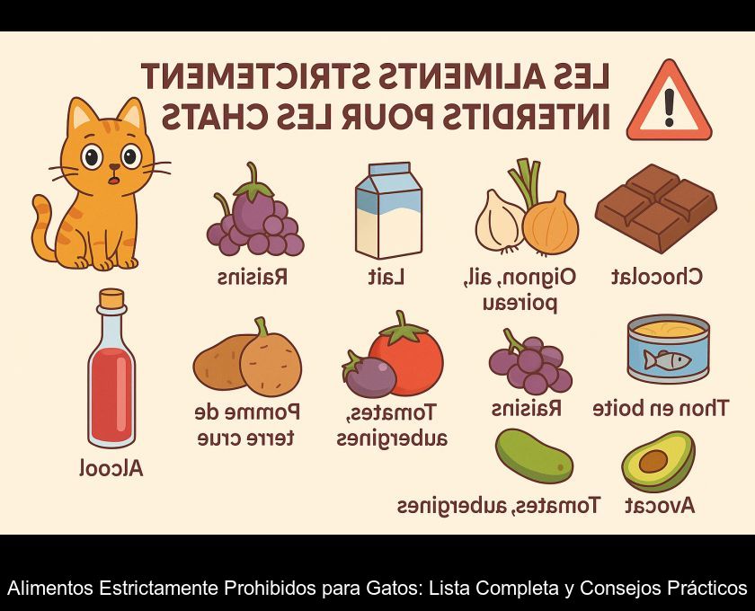 Alimentos Estrictamente Prohibidos Para Gatos: Lista Completa Y Consejos Prácticos