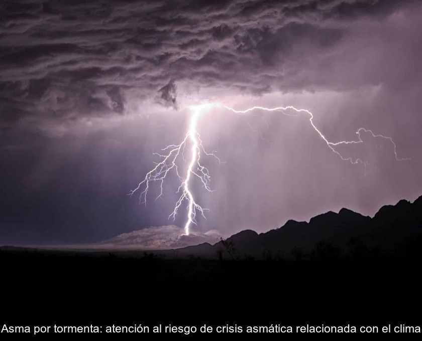 Asma Por Tormenta: Atención Al Riesgo De Crisis Asmática Relacionada Con El Clima