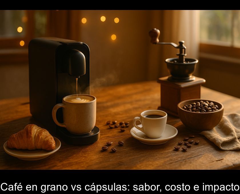 Café En Grano Vs Cápsulas: Sabor, Costo E Impacto