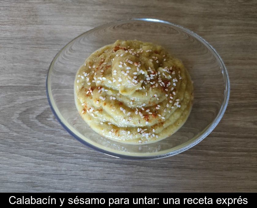 Calabacín Y Sésamo Para Untar: Una Receta Exprés