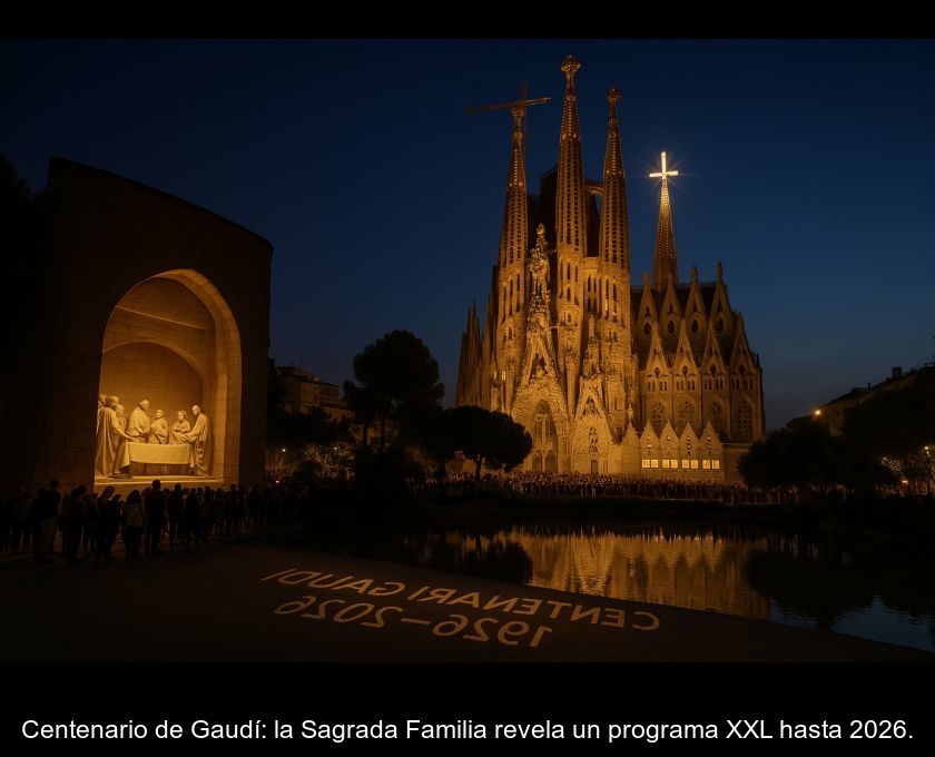 Centenario De Gaudí: La Sagrada Familia Revela Un Programa Xxl Hasta 2026.