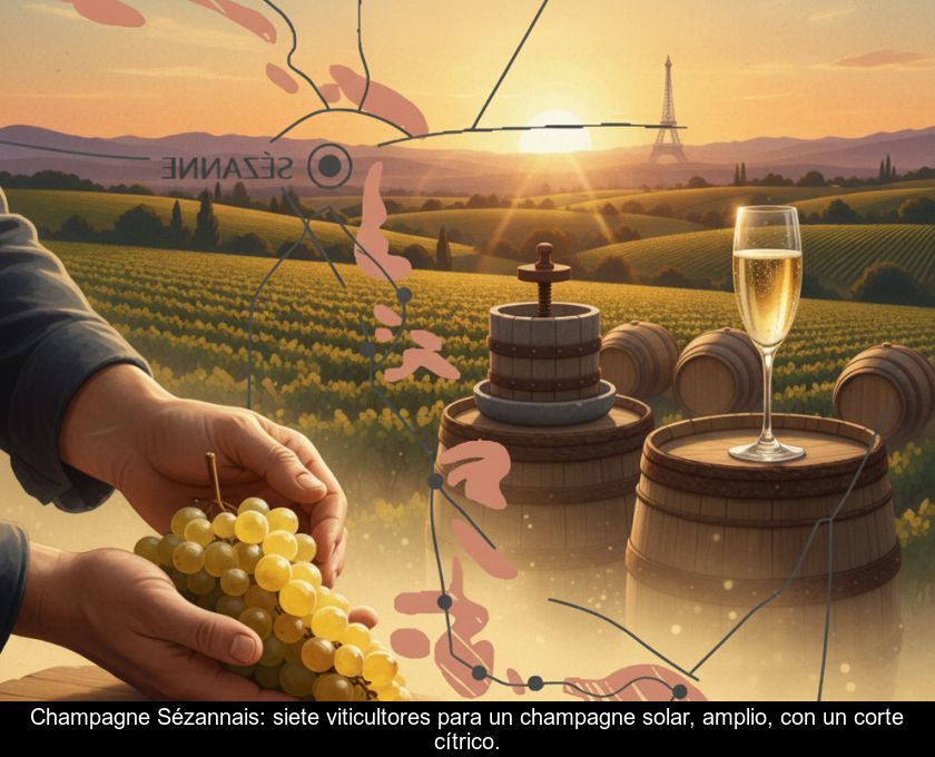 Champagne Sézannais: Siete Viticultores Para Un Champagne Solar, Amplio, Con Un Corte Cítrico.