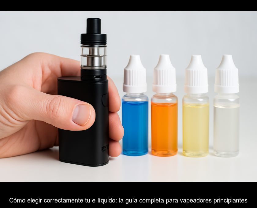 Cómo Elegir Correctamente Tu E-líquido: La Guía Completa Para Vapeadores Principiantes