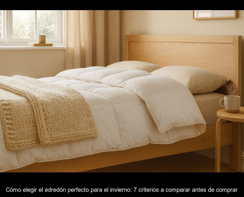 Cómo Elegir El Edredón Perfecto Para El Invierno: 7 Criterios A Comparar Antes De Comprar