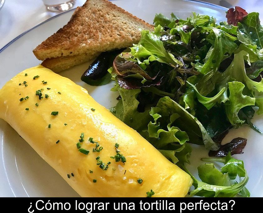 ¿cómo Lograr Una Tortilla Perfecta?