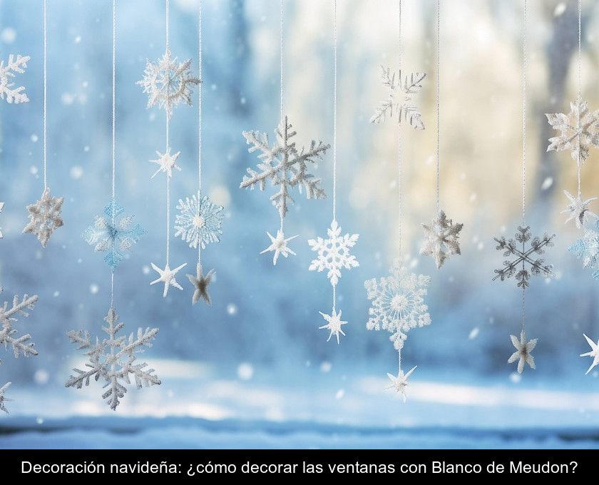 Decoración Navideña: ¿cómo Decorar Las Ventanas Con Blanco De Meudon?