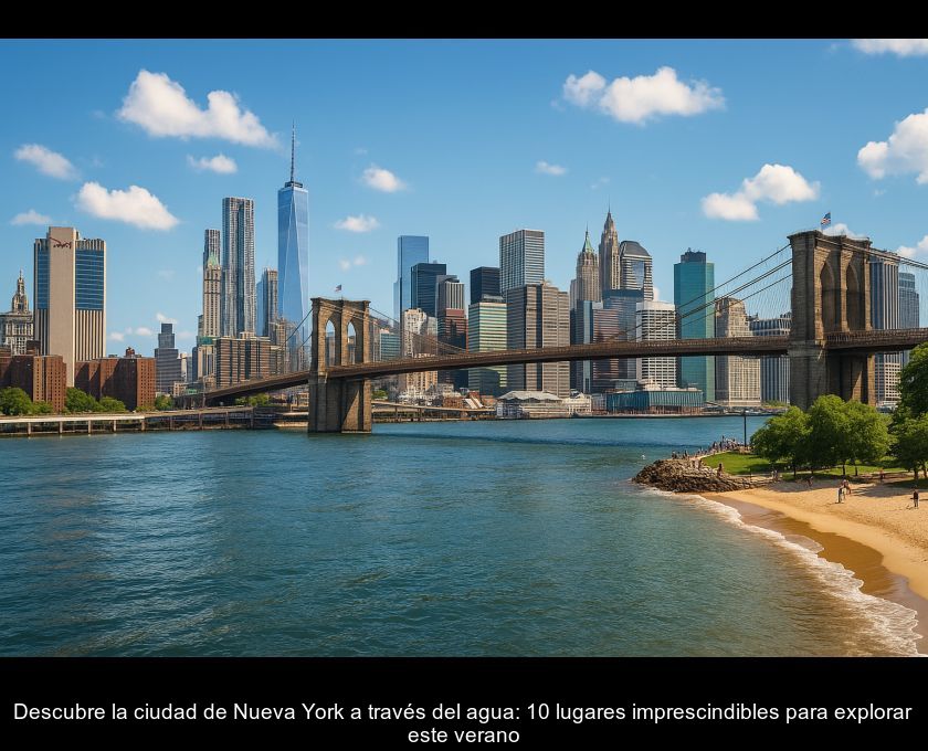 Descubre La Ciudad De Nueva York A Través Del Agua: 10 Lugares Imprescindibles Para Explorar Este Verano