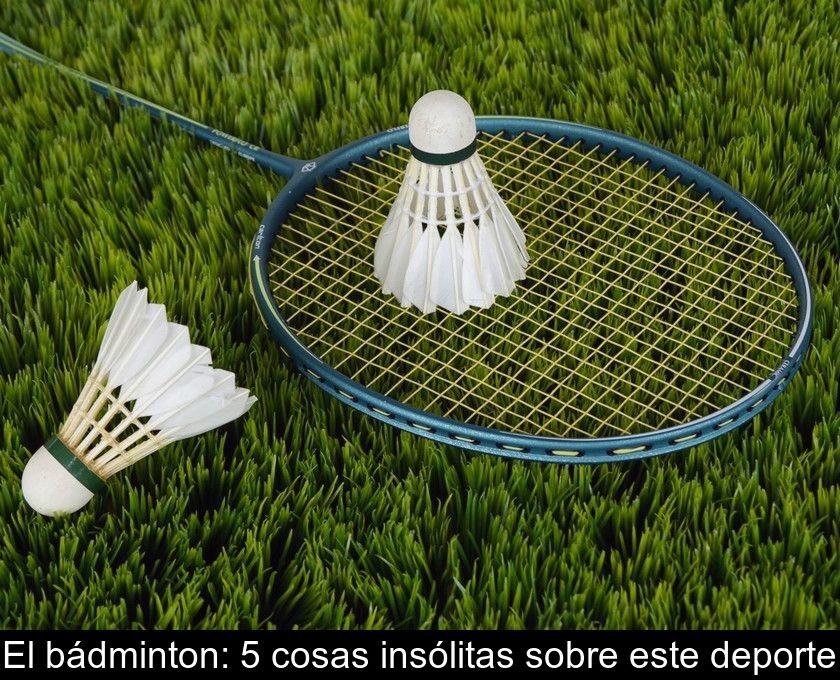 El Bádminton: 5 Cosas Insólitas Sobre Este Deporte