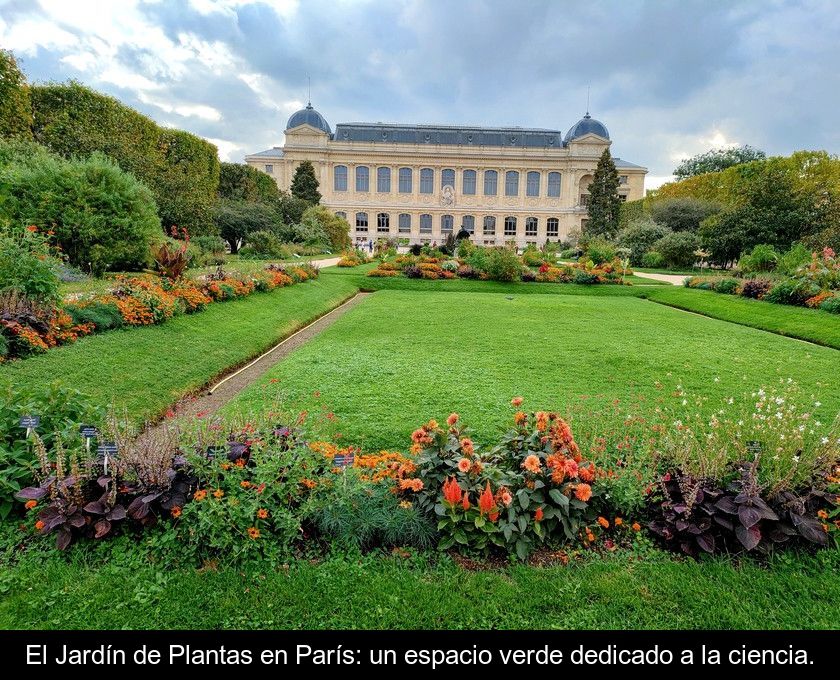 El Jardín De Plantas En París: Un Espacio Verde Dedicado A La Ciencia.