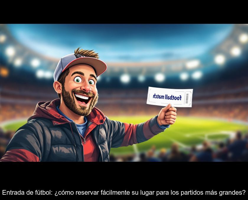 Entrada De Fútbol: ¿cómo Reservar Fácilmente Su Lugar Para Los Partidos Más Grandes?