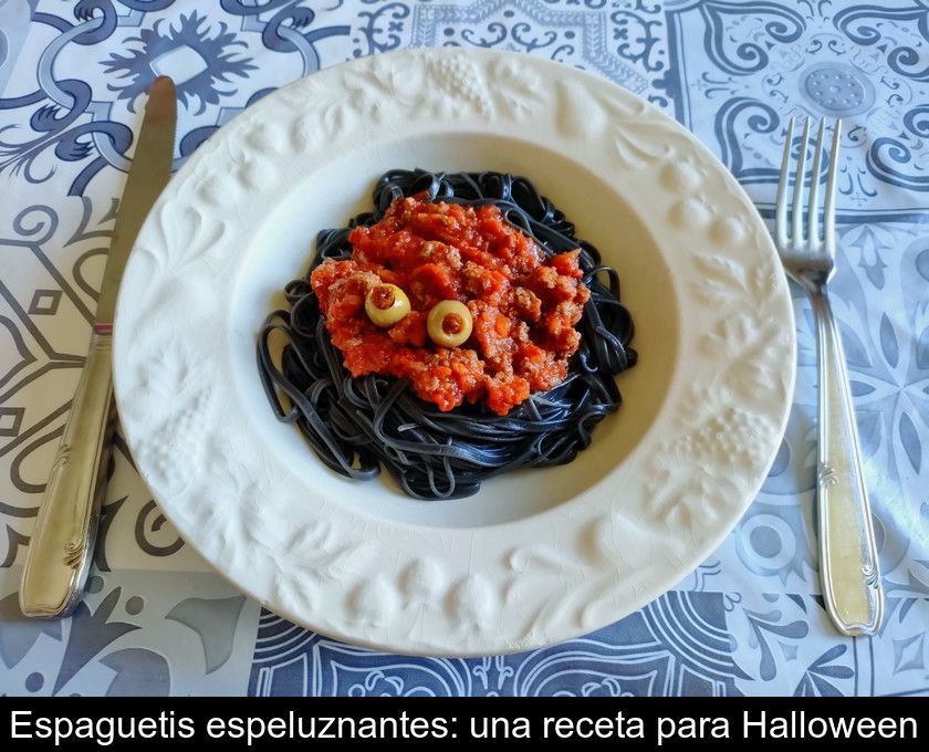 Espaguetis Espeluznantes: Una Receta Para Halloween