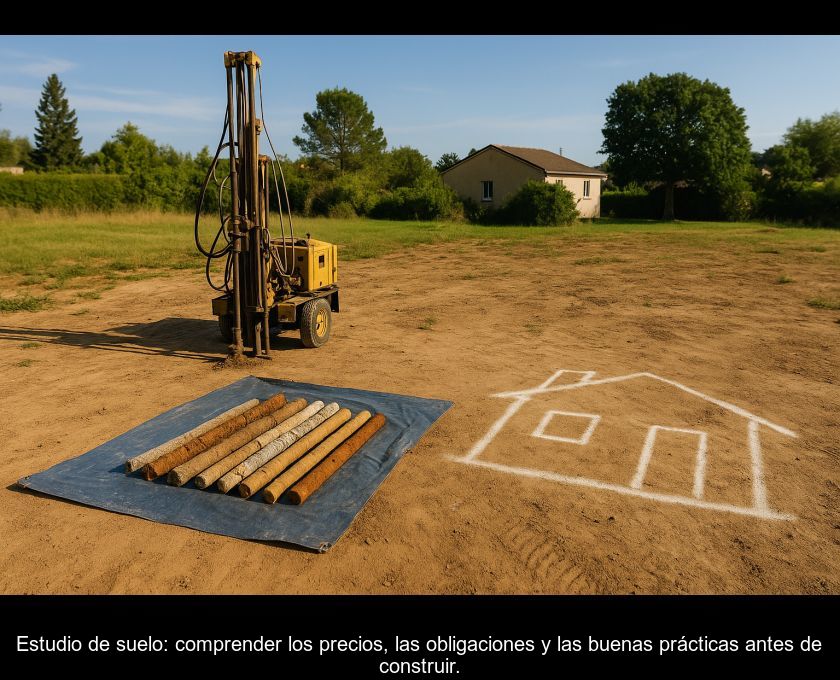 Estudio De Suelo: Comprender Los Precios, Las Obligaciones Y Las Buenas Prácticas Antes De Construir.