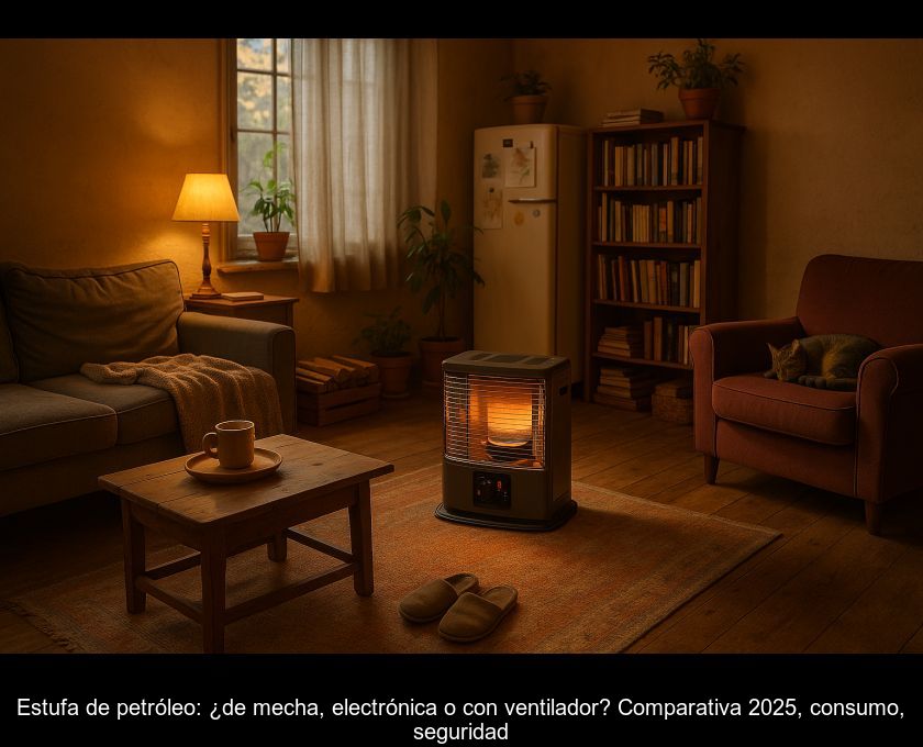 Estufa De Petróleo: ¿de Mecha, Electrónica O Con Ventilador? Comparativa 2025, Consumo, Seguridad