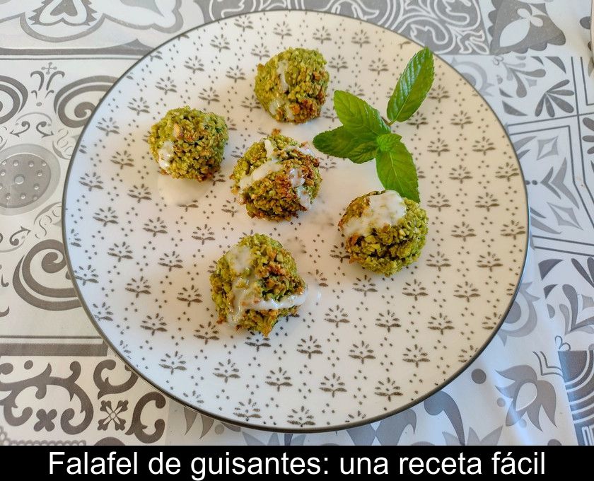 Falafel de guisantes: una receta fácil