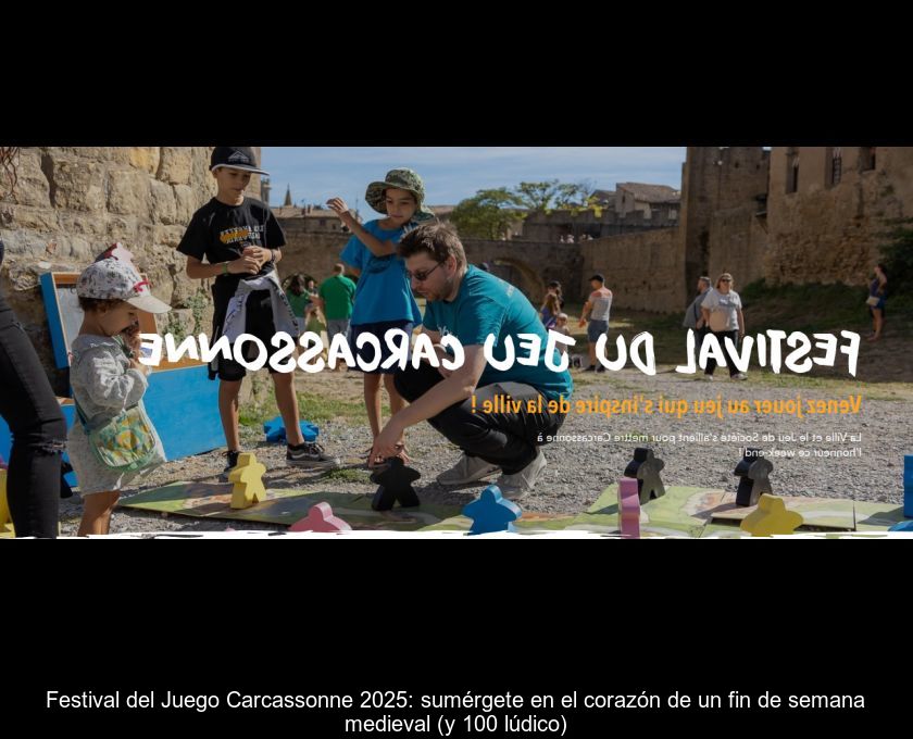 Festival Del Juego Carcassonne 2025: Sumérgete En El Corazón De Un Fin De Semana Medieval (y 100 % Lúdico)