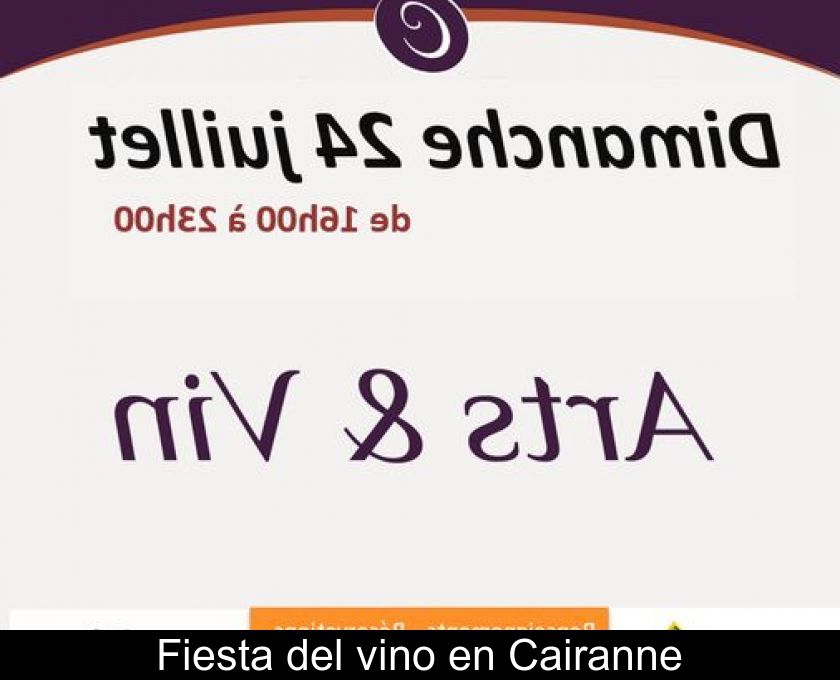 Fiesta Del Vino En Cairanne