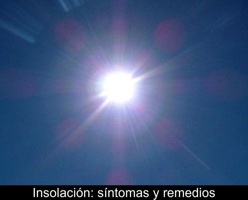 Insolación: Síntomas Y Remedios