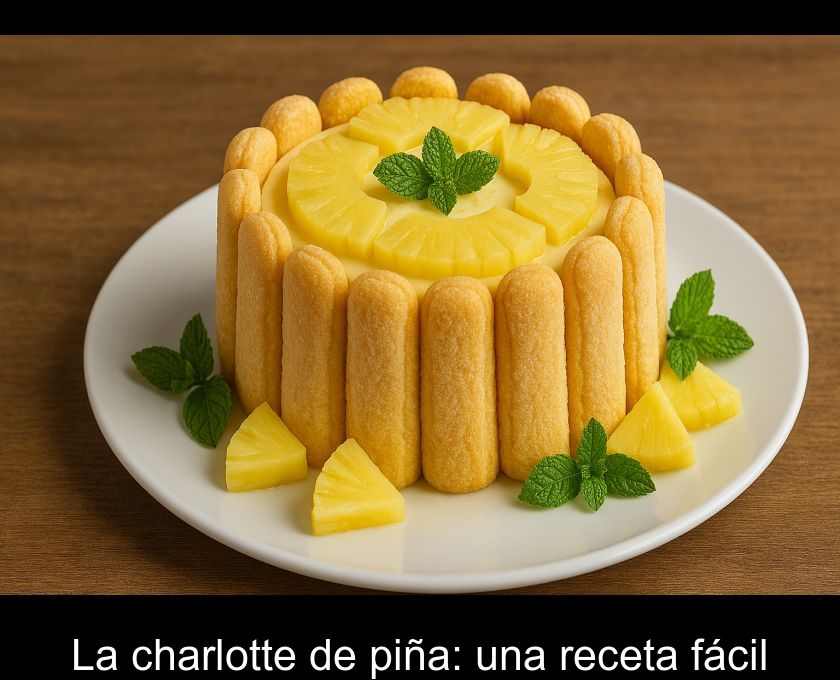 La Charlotte De Piña: Una Receta Fácil
