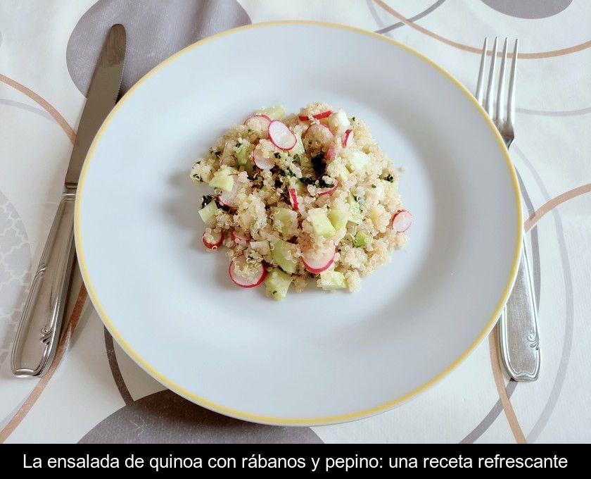 La Ensalada De Quinoa Con Rábanos Y Pepino: Una Receta Refrescante
