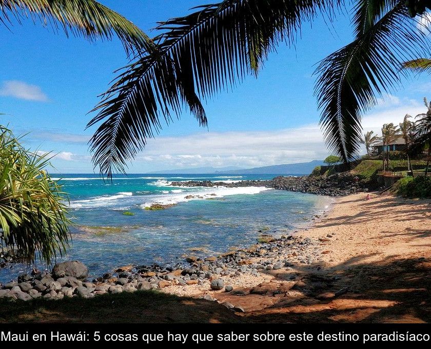 Maui En Hawái: 5 Cosas Que Hay Que Saber Sobre Este Destino Paradisíaco