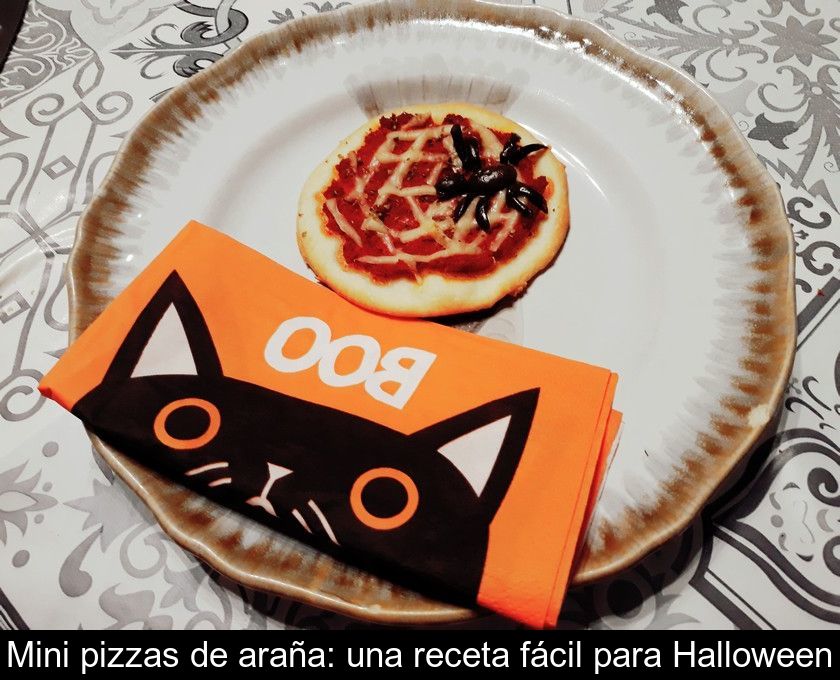 Mini Pizzas De Araña: Una Receta Fácil Para Halloween