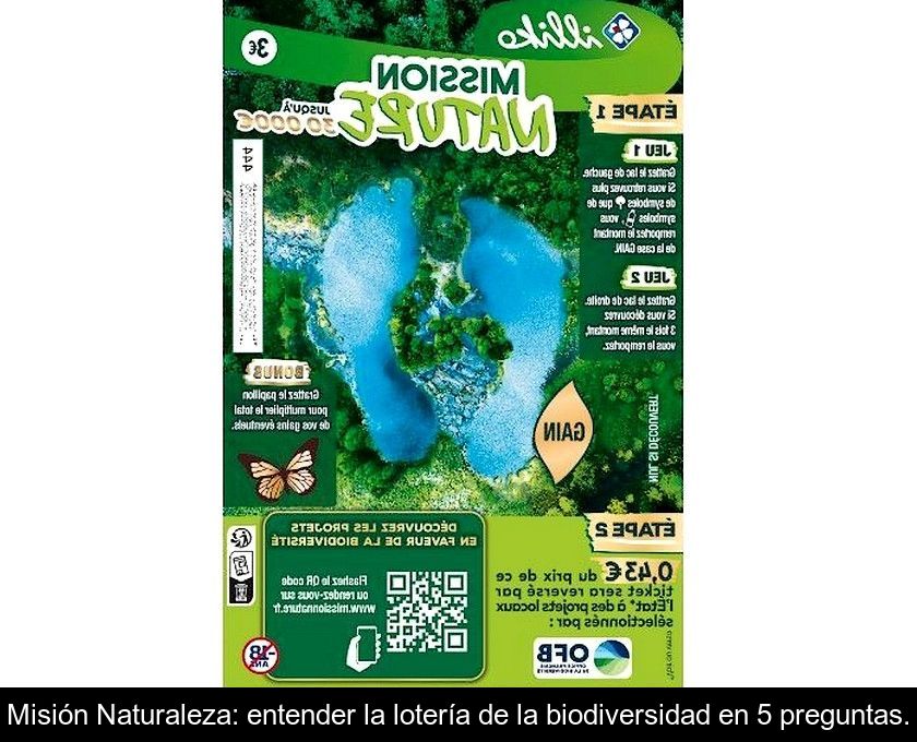 Misión Naturaleza: Entender La Lotería De La Biodiversidad En 5 Preguntas.