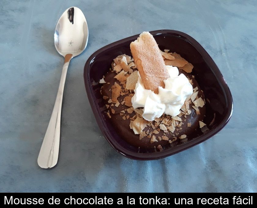 Mousse De Chocolate A La Tonka: Una Receta Fácil