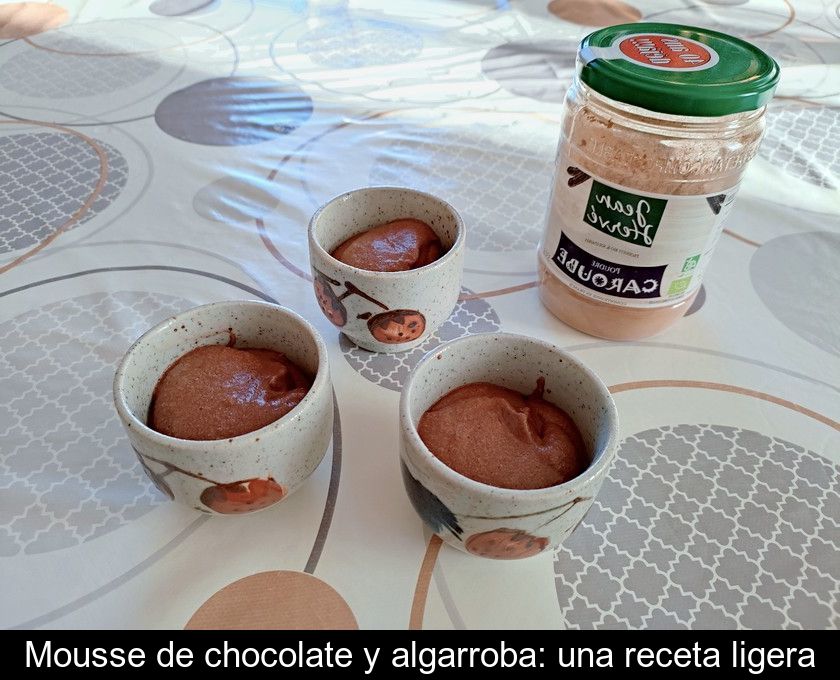 Mousse De Chocolate Y Algarroba: Una Receta Ligera