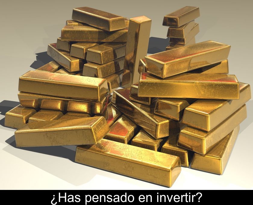 Oro ¿has Pensado En Invertir?