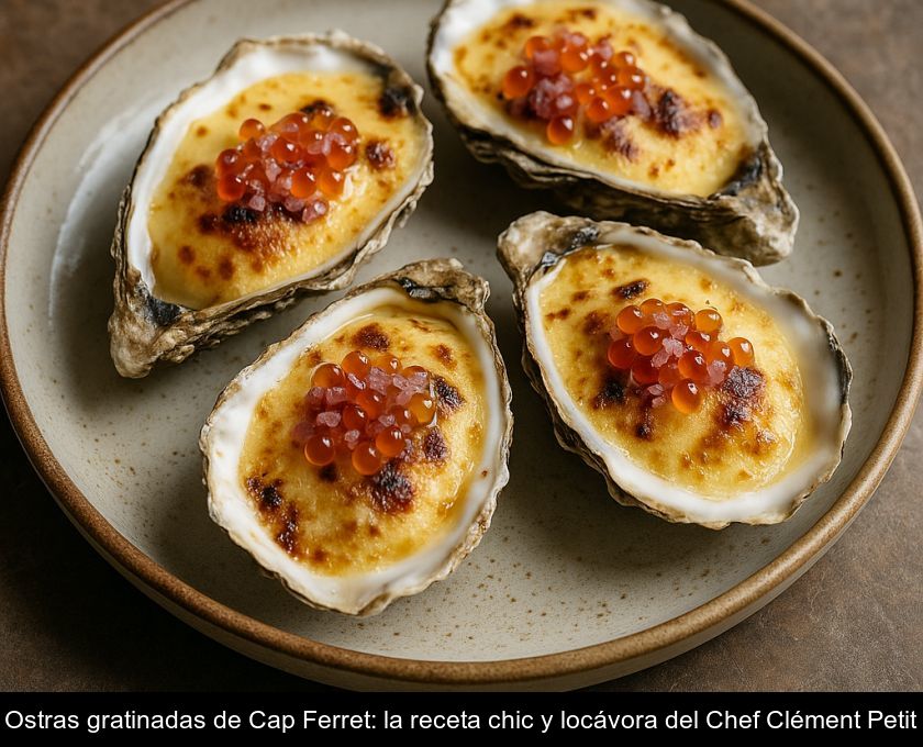 Ostras Gratinadas De Cap Ferret: La Receta Chic Y Locávora Del Chef Clément Petit