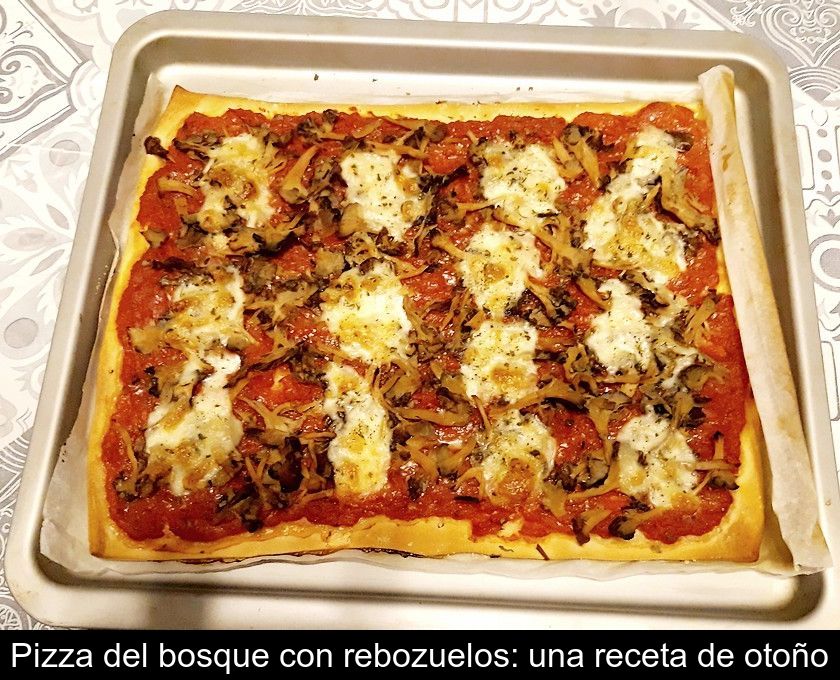 Pizza Del Bosque Con Rebozuelos: Una Receta De Otoño