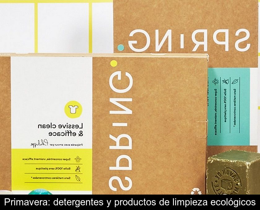 Primavera: Detergentes Y Productos De Limpieza Ecológicos