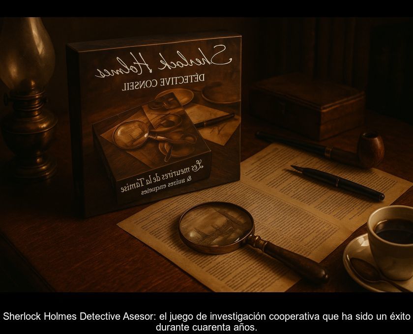 Sherlock Holmes Detective Asesor: El Juego De Investigación Cooperativa Que Ha Sido Un éxito Durante Cuarenta Años.