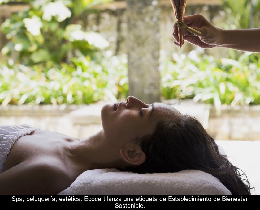 Spa, Peluquería, Estética: Ecocert Lanza Una Etiqueta De Establecimiento De Bienestar Sostenible.