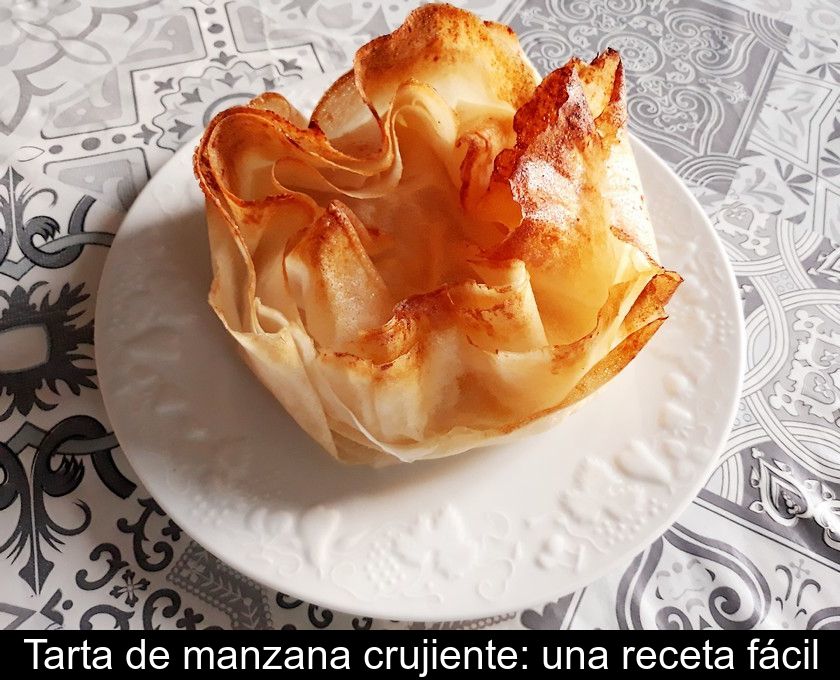 Tarta De Manzana Crujiente: Una Receta Fácil