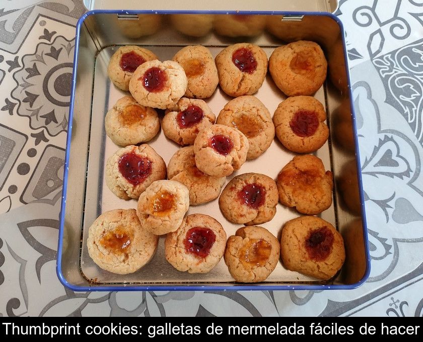Thumbprint Cookies: Galletas De Mermelada Fáciles De Hacer