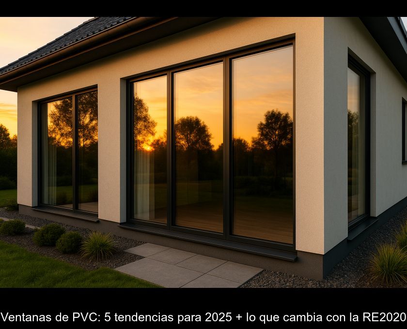 Ventanas De Pvc: 5 Tendencias Para 2025 + Lo Que Cambia Con La Re2020