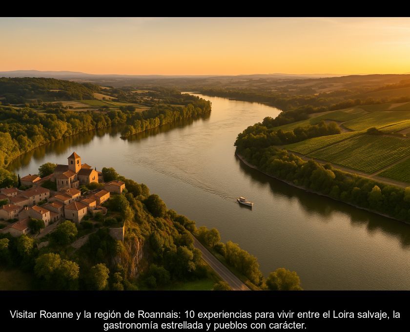 Visitar Roanne Y La Región De Roannais: 10 Experiencias Para Vivir Entre El Loira Salvaje, La Gastronomía Estrellada Y Pueblos Con Carácter.