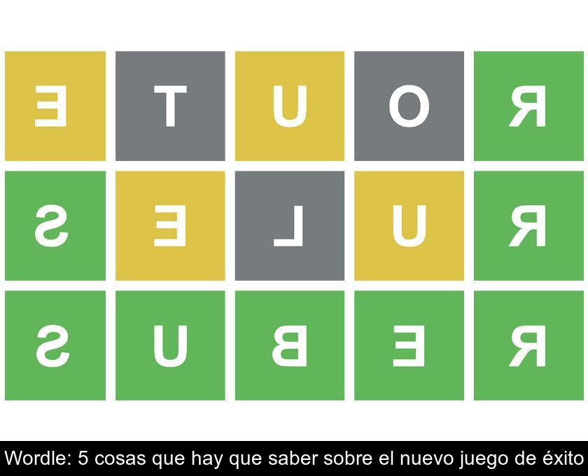 Wordle: 5 Cosas Que Hay Que Saber Sobre El Nuevo Juego De éxito