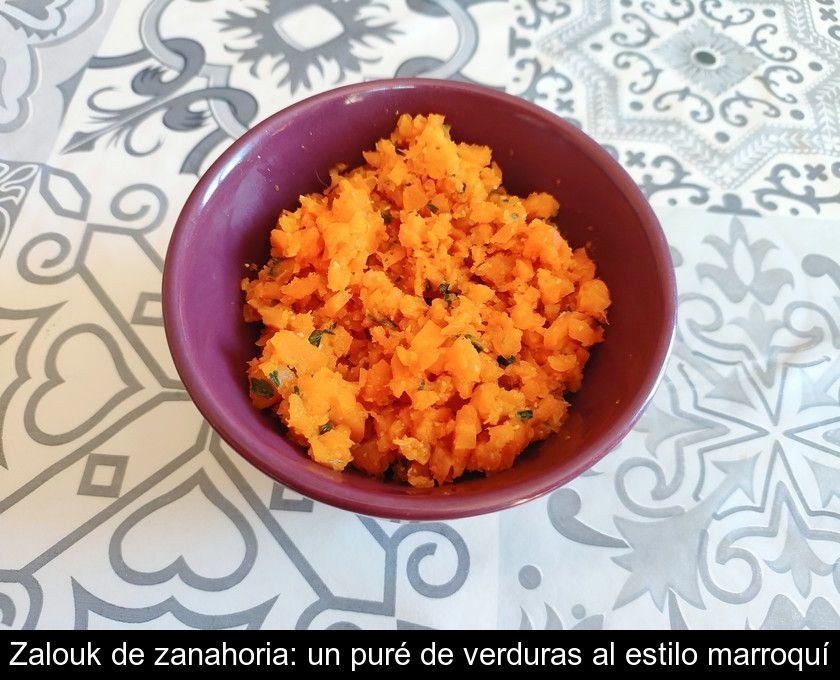 Zalouk De Zanahoria: Un Puré De Verduras Al Estilo Marroquí