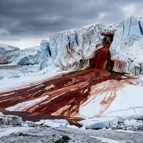 Cascadas de Sangre: el enigma de la cascada de sangre congelada de la Antártida