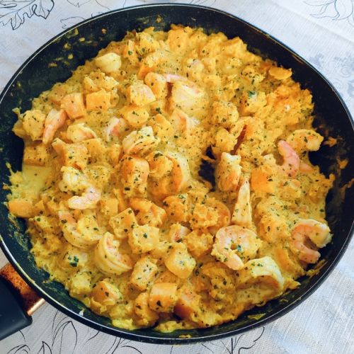 Curry de camarones y butternut: una receta muy fácil