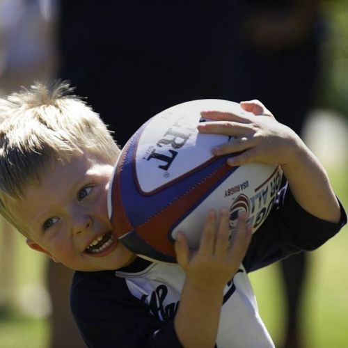 El baby rugby: clases de rugby para los más pequeños.