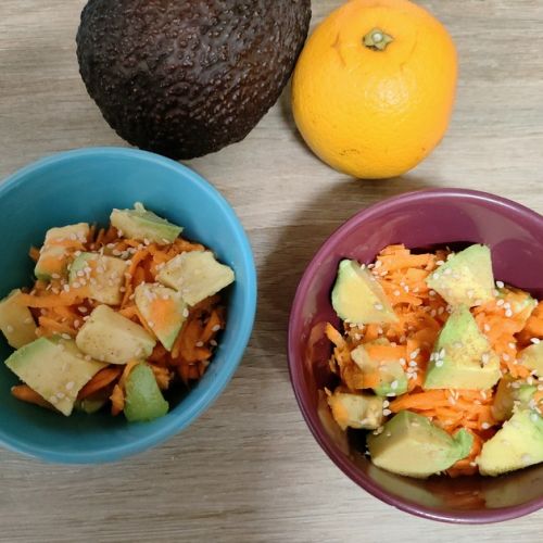 Ensalada de zanahoria, naranja y aguacate: una receta fácil para el invierno