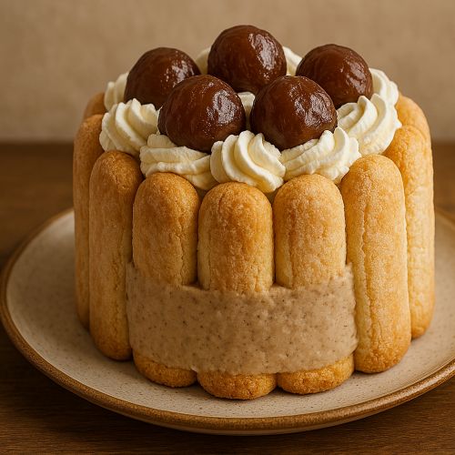 La charlotte de castañas: un postre festivo