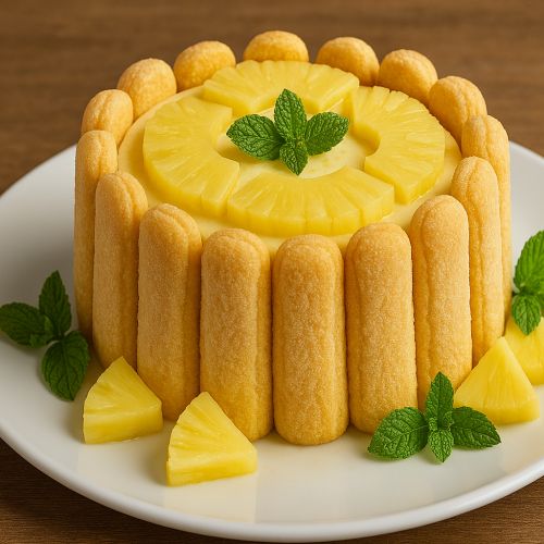 La charlotte de piña: una receta fácil