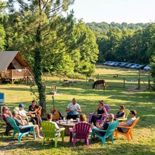 La Clairière: turismo lento, silencio e inmersión en el corazón de un dominio boscoso.