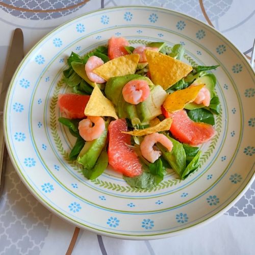 La ensalada de pomelo y camarones: una receta deliciosa.