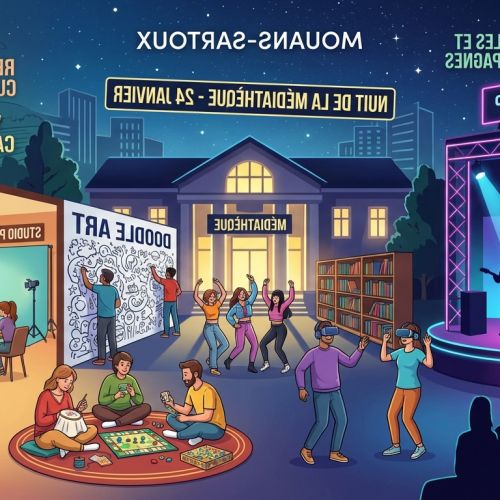 La Noche de la Mediateca 2026 en Mouans-Sartoux: un paréntesis entre ciudades y campos